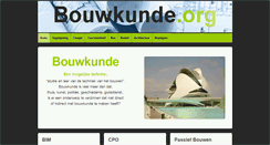 Desktop Screenshot of bouwkunde.org